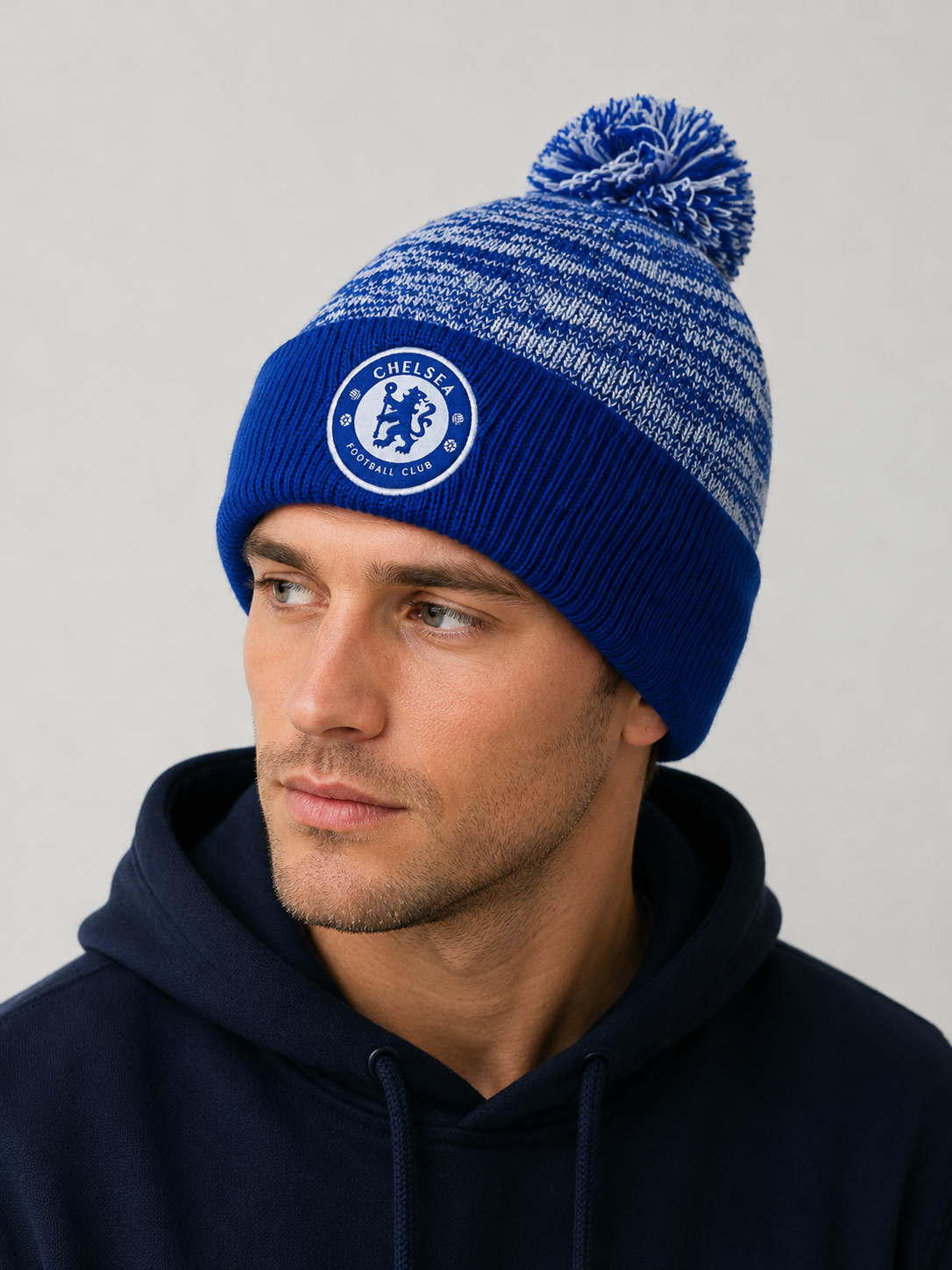 Chelsea Royal Blue Bobble Hat