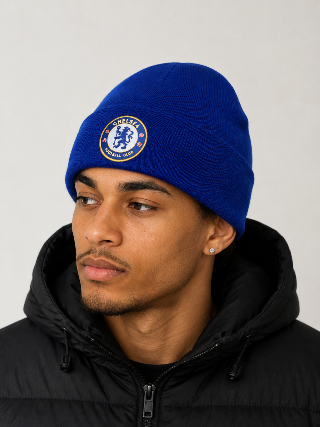 Chelsea Royal Blue Cuffed Beanie