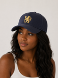 Chelsea Navy Gold Lion Baseball Cap