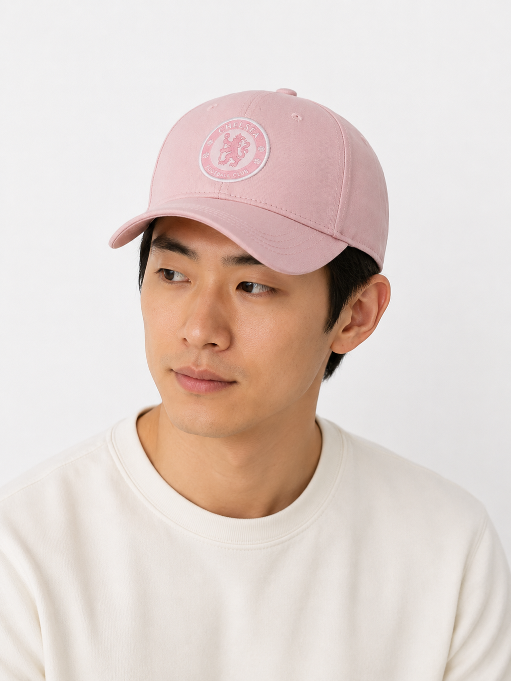 Chelsea Light Pink Crest Baseball Cap