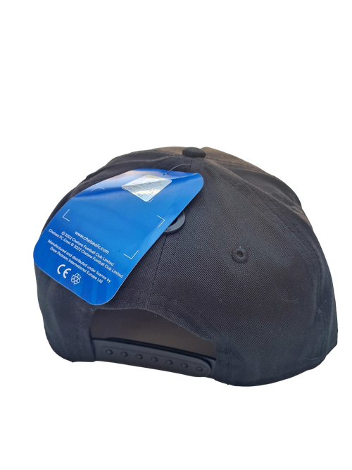 Chelsea Black Crest Snapback Baseball Cap