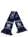 Chelsea Official Navy White Lion Scarf