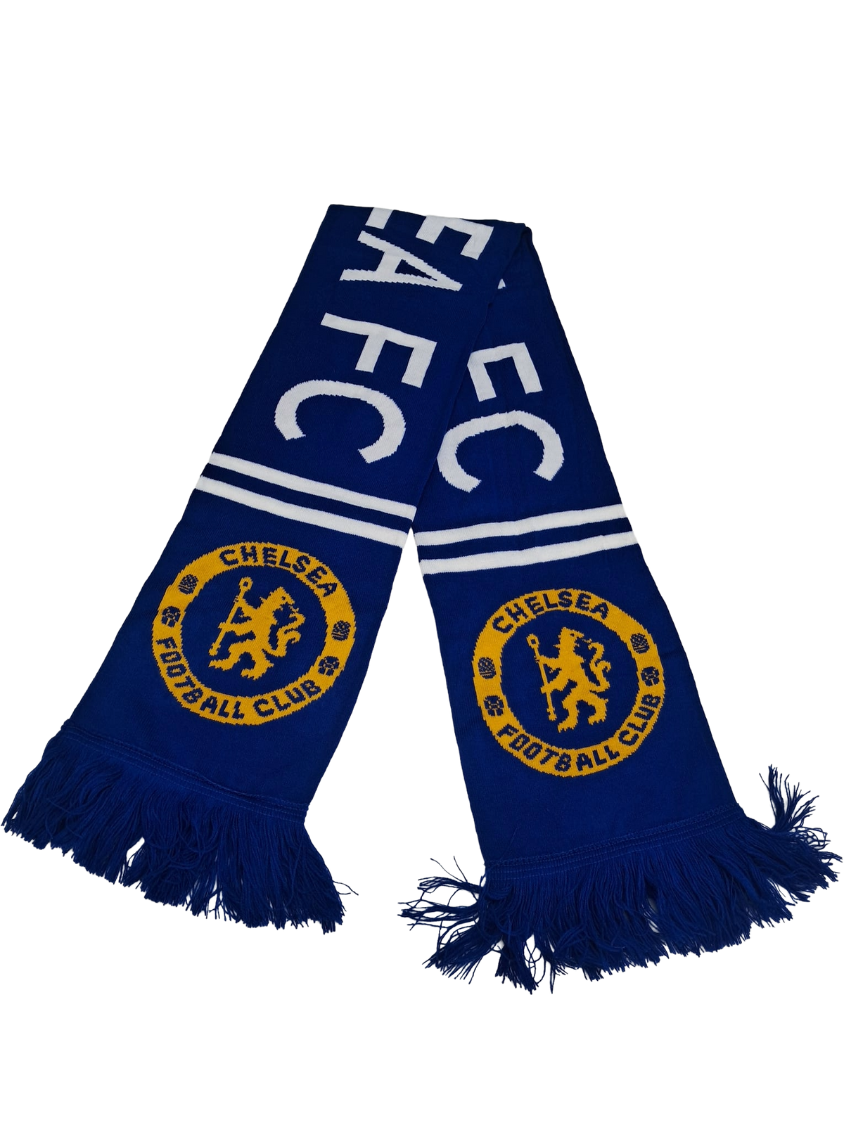 Chelsea Official Blue and Yellow Crest Scarf