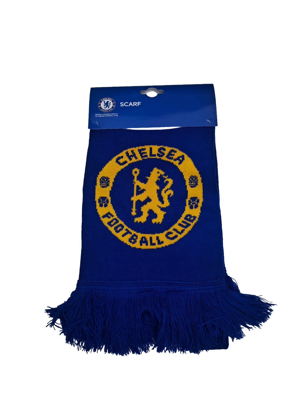 Chelsea Official Blue and Yellow Crest Scarf