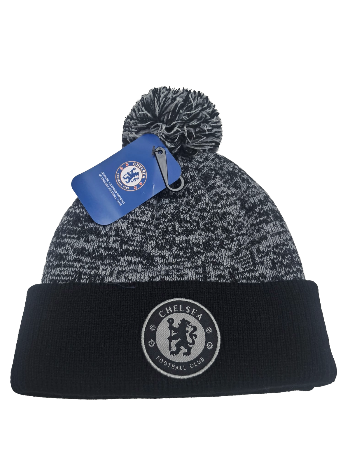 Chelsea Charcoal Bobble Hat