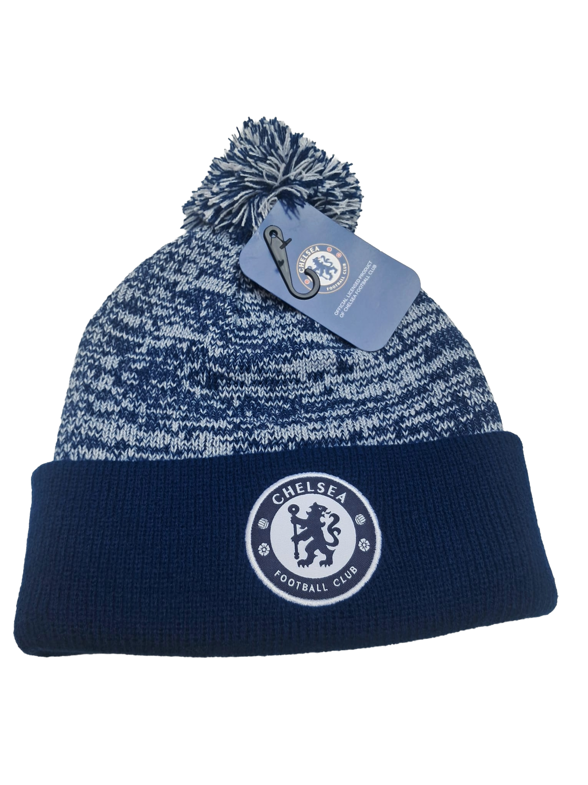 Chelsea Navy Bobble Hat