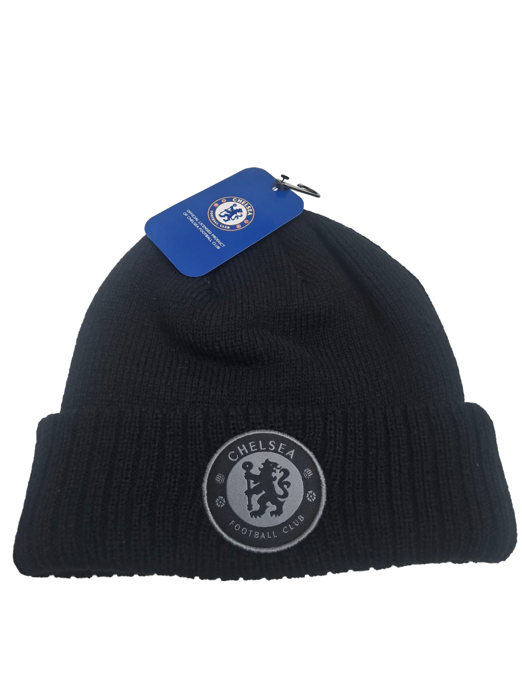 Chelsea Black Cuffed Beanie